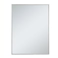 thumbnail image 1 of Metal frame rectangle mirror 30 inch in Sliver, 1 of 7