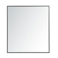 thumbnail image 1 of Metal frame rectangle mirror 36 inch in Black, 1 of 5