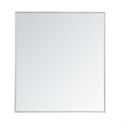 thumbnail image 1 of Metal frame rectangle mirror 36 inch in Sliver, 1 of 5