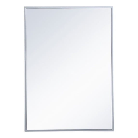 Metal mirror medicine cabinet 20 inch x 28 inch in Silver