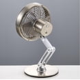 thumbnail image 1 of Metal small fan USB charging fan 360 degree rotating folding stretching desktop fan creative outdoor fan, 1 of 5