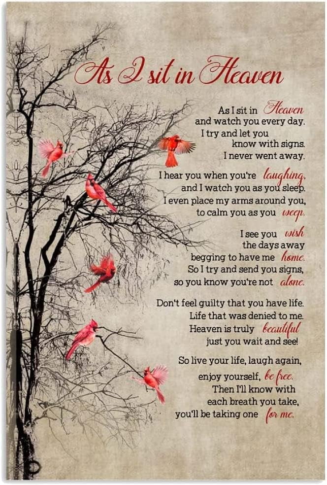 as-i-sit-heaven-cardinal for Free Printable As I Sit In Heaven Poem As I Sit Heaven Cardinal for Free Printable As I Sit In Heaven Poem