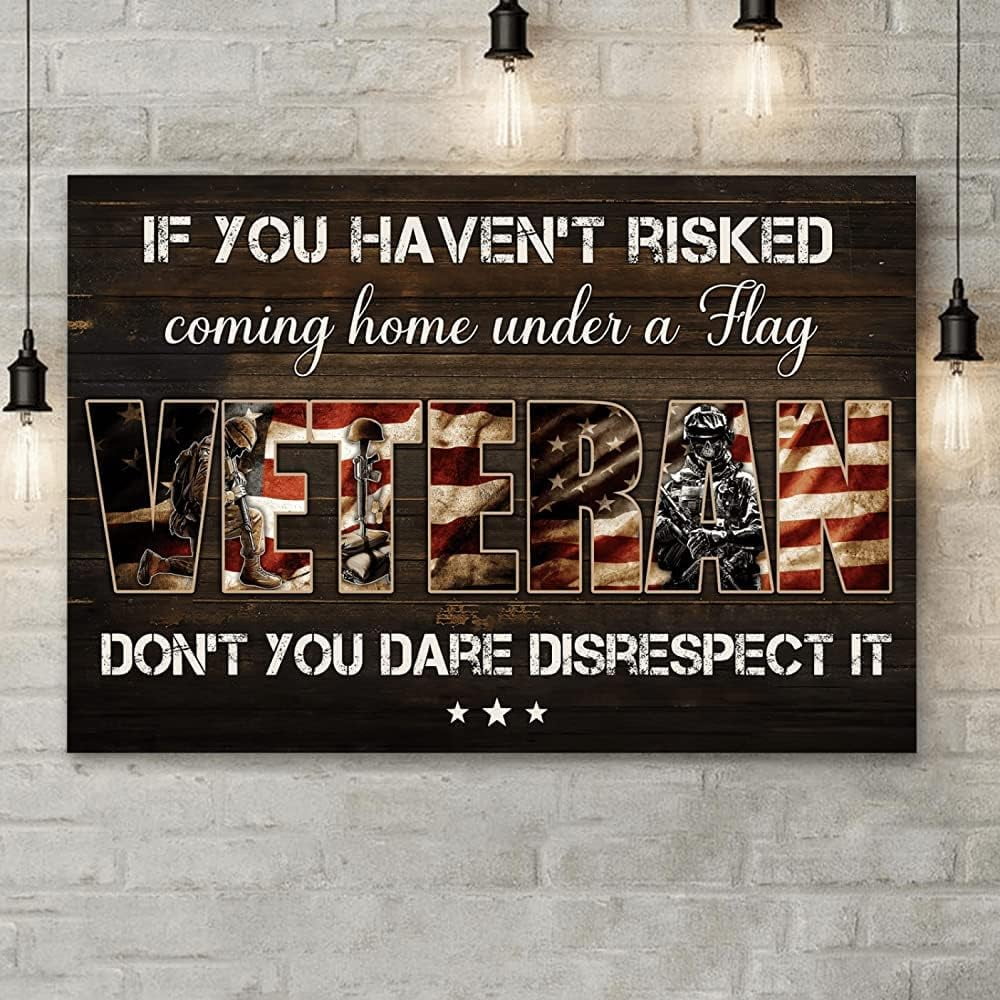 Halloween Vintage Metal Tin Sign – 12x8 Inch 'You Should Leave' Horror Wall Art, Retro Decor For Home, Bar Or Party