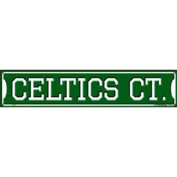 Metal tin sign Celtics Ct Street Retro Vintage Home Club Bar Poster Wall Art Decoration 4"x16"
