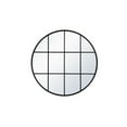 thumbnail image 1 of Metal windowpane mirror 42 inch in x 42 inch in Black, 1 of 5