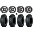 thumbnail image 1 of MetalFX Delta Bdlk 15" Wheels Bk 30" TenacityXNR 8ply Tires SportsmanRZRRanger, 1 of 4