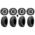 thumbnail image 1 of MetalFX Delta Bdlk 15" Wheels Bk 32" Rampage Fury Tires Sportsman RZR Ranger, 1 of 4