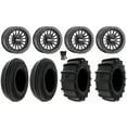 thumbnail image 1 of MetalFX Delta Bdlk 15x7/15x10 Wheels Bk 30" Sand Tires Can-Am Maverick X3 / Honda Pioneer 1000 / Talon, 1 of 6