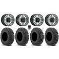 thumbnail image 1 of MetalFX Delta Bdlk CC 15" Wheels Bk 32" MotoVator Tires Can-Am Commander Maverick Renegade Outlander Defender, 1 of 4
