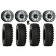 thumbnail image 1 of MetalFX Delta Bdlk CC 15" Wheels Bk 33" ATX470 Tires Can-Am Maverick X3 / Honda Pioneer 1000 / Talon, 1 of 4