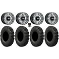 thumbnail image 1 of MetalFX Delta Bdlk CC 15" Wheels Bk 33" MotoCrusher Tires Can-Am Maverick X3 / Honda Pioneer 1000 / Talon, 1 of 4