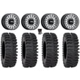 thumbnail image 1 of MetalFX Delta Bdlk CC 15" Wheels Bk 33" XT400 Tires Sportsman RZR Ranger, 1 of 4