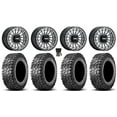 thumbnail image 1 of MetalFX Delta Bdlk CC 15" Wheels Bk 34" Predator Tires Kawasaki Mule Pro FXT, 1 of 4