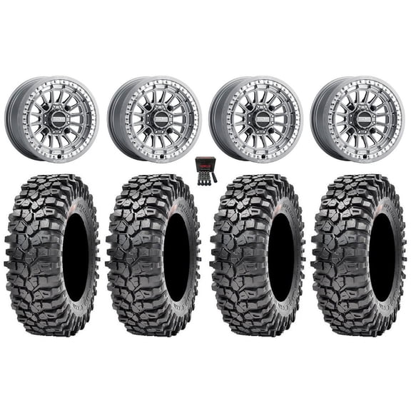 MetalFX Delta Bdlk CC 15" Wheels Gm 32" Roxxzilla 396 Tires KawasakiTeryxMule