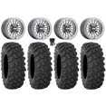 thumbnail image 1 of MetalFX Delta Bdlk CC 15" Wheels Gm 32" XTR370 Tires Kawasaki Teryx Mule, 1 of 4