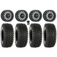 thumbnail image 1 of MetalFX Delta R Bdlk 15" Wheels Bk 35" XC450 Tires Polaris RZR Turbo R & Pro R Ranger 1500 Xpedition, 1 of 4
