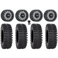 thumbnail image 1 of MetalFX Delta R Bdlk 15" Wheels Bk 35" XT400 Tires Polaris RZR Turbo R & Pro R Ranger 1500 Xpedition, 1 of 4