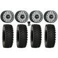 thumbnail image 1 of MetalFX Delta R Bdlk CC 15" Wheels Bk 32" ATX470 Tires Polaris RZR Turbo R & Pro R Ranger 1500 Xpedition, 1 of 4