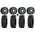 thumbnail image 1 of MetalFX Hitman Beadlock 15" Wheels Black 32" ACP Tires Kawasaki Teryx Mule, 1 of 4