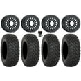 thumbnail image 1 of MetalFX Hitman Beadlock 15" Wheels Black 33" RT320 Tires Sportsman RZR Ranger, 1 of 4