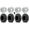 thumbnail image 1 of MetalFX Hitman Beadlock 15x6 Wheels Raw 30" MotoVator Tires Can-Am Maverick X3 / Honda Pioneer 1000 / Talon, 1 of 4