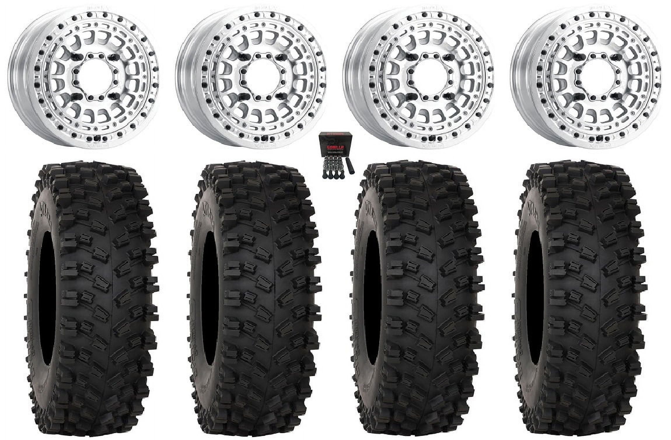 MetalFX Hitman Beadlock 15x6 Wheels Raw 32