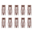 thumbnail image 1 of 10 Pcs Double Grip Hair Clips, Metal Snap Hair Clips Hair Barrettes for Women Hair Making Salon Supplies Hair Accessories, 1 of 11