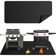 thumbnail image 1 of MetalM - 100x39 inches Extra-Large Under Grill Mats for Outdoor Grill, Double-Sided Fireproof Multi-Grill Protective Mat, Oilproof Waterproof BBQ Fire Pit Fireplace Mat, 1 of 12