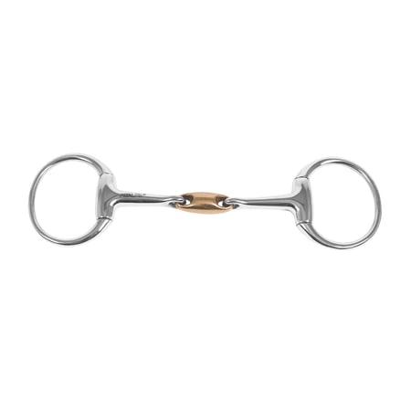 Metalab Double Jointed w/Oval Link Eggbutt Snaffle 5.25