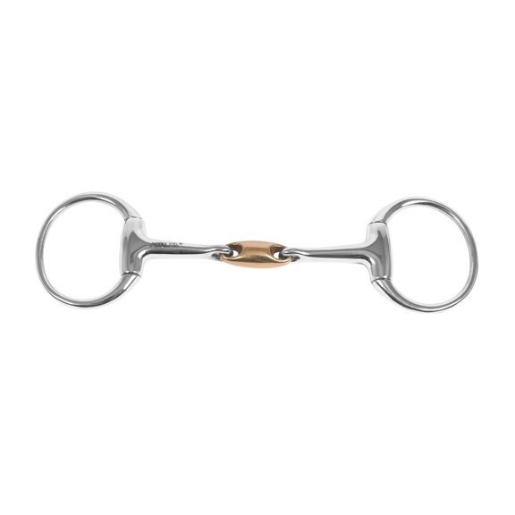 Metalab Double Jointed withOval Link Eggbutt Snaffle 5.25
