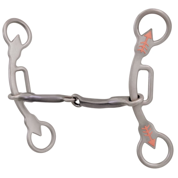 Metalab Emilie Veillette Marley Dog Bone Gag Bit – Stainless Steel Horse Bit With Copper