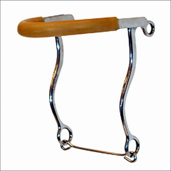 Metalab Ss Hackamore Pony Bitrubber Covered Bike Chain Noseband Horse Bit