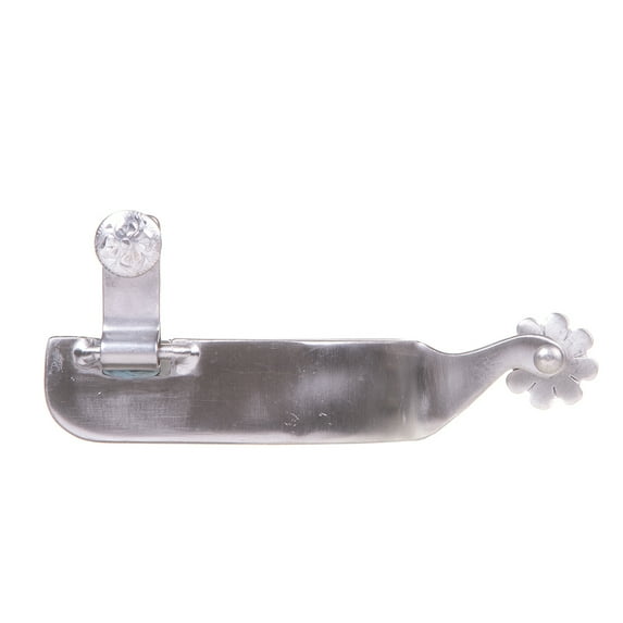 Metalab Stainless Steel Brushed Roping Spurs