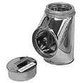 thumbnail image 1 of Metalbest 10S-It Sure-Temp 10" Class A Chimney Pipe Insulated Tee - Stainless Steel, 1 of 1