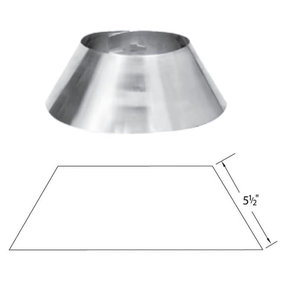 Metalbest 16S-SC Sure-Temp 16" Class A Chimney Pipe Storm Collar