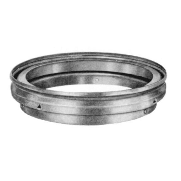 Metalbest 103307 Rv 3" X 7" Type B Gas Vent Low Profile Double Wall Increaser - Galvanized