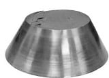 Metalbest 1604810 Direct-Temp 4" X 6-5/8" Direct Vent Storm Collar - Galvanized