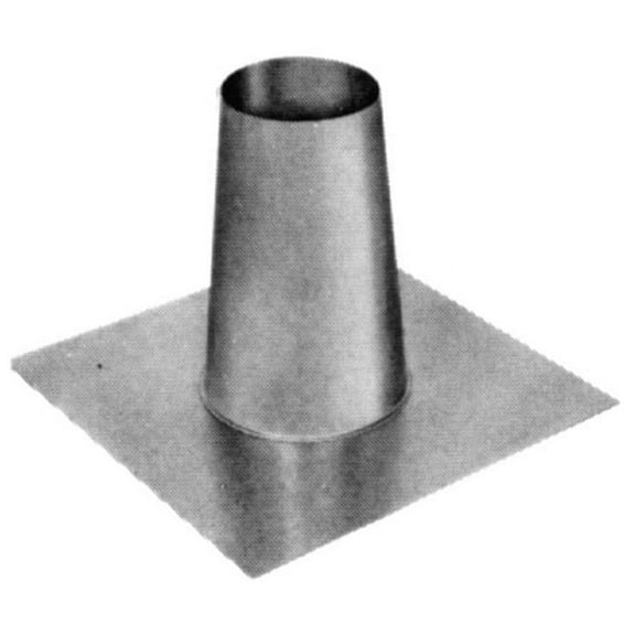 Metalbest 4Rv-Tf Rv 4" Type B Gas Vent Tall Cone Flat Roof Flashing - Galvanized