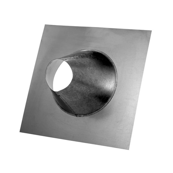 Metalbest 104820 Rv 4" Type B Gas Vent Tall Cone Adjustable Roof Flashing - Galvanized