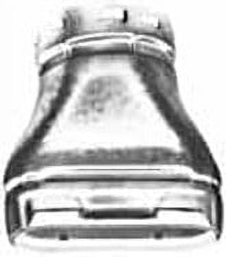 Metalbest 165380 Ov 5" Type B Gas Vent Oval To Round Adapter - Galvanized