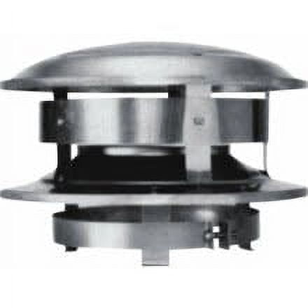 Metalbest 207800 Sure-Temp 7" Class A Chimney Pipe Round Top - Stainless Steel