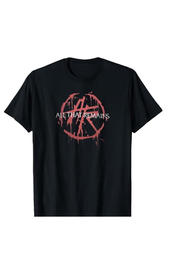 Metalcore Band All That Remains Graphic Tee, Tops Has All That Remains Band Logo/Related Design, Round Neck Regular Fit T - shirts, Size(S - 5XL)