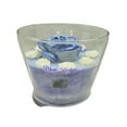 thumbnail image 1 of Metalic Blue Scented Rose Candle, 1 of 3