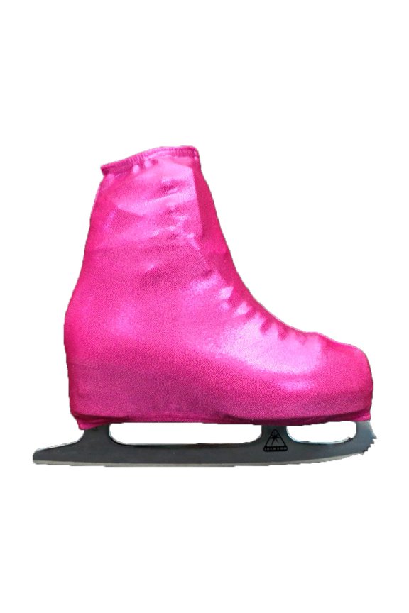 Metalic Ice Skating Boot Covers by Kami-So (Fuchsia, Adult)