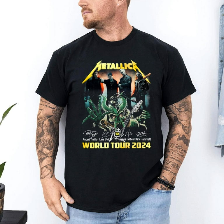 Metalica World Tour 2024 T Shirts Metallica Shirt For Men Women All Size S 3XL Walmart