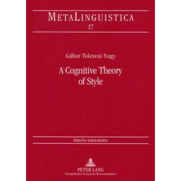 Metalinguistica: A Cognitive Theory of Style (Paperback)