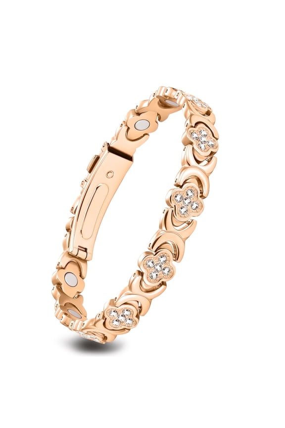 Crystal Copper Magnetic Bracelets for Women, Pure Copper Jewelry