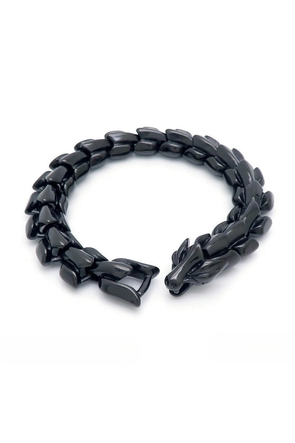 Fashionable Dragon Bone Chain Bracelet for Men, Punk Trend Cool Gift Decorations