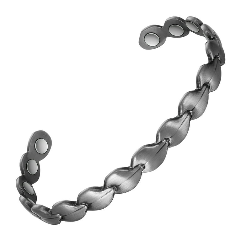 Metaljc Magnetic Copper Cuff Bracelet for Men Women with 3500