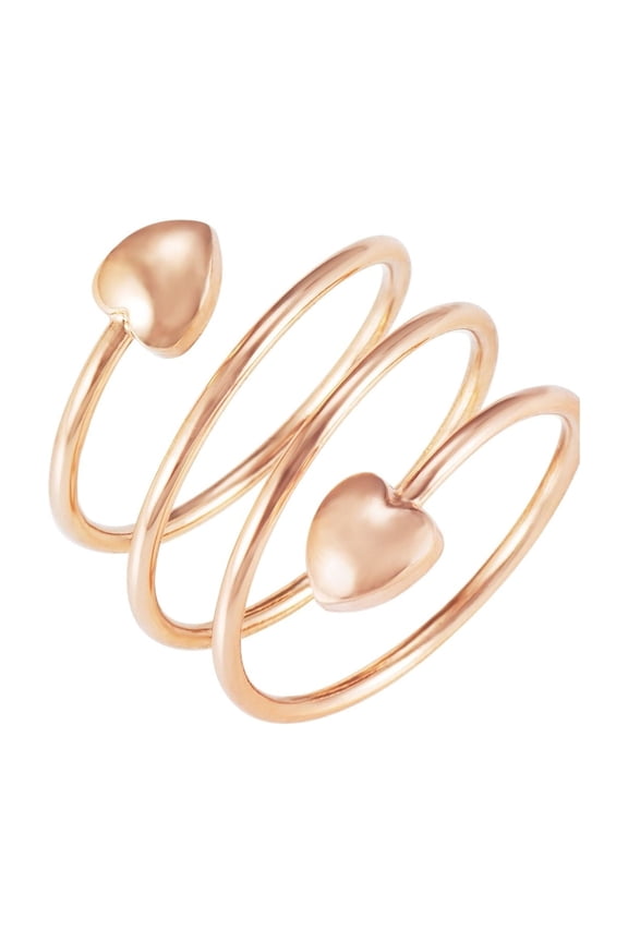 Magnetic Pure Copper Cuff Ring for Women, 3500 Gauss Magnet, Adjustable Fashion Jewelry Gift